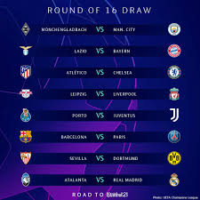 Preview and stats followed by live commentary, video highlights and match report. Tolonews On Twitter Football The Uefa S Lineup Of Remaining 16 Teams For The Next Round Of The Champions League Was Held On Monday Fc Barcelona Will Face Paris St Germain Atletico Vs