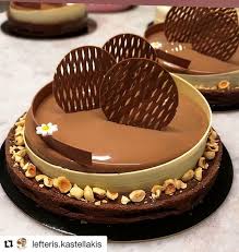 Repost Lefteris Kastellakis Gianduja Tart Dessert Sweetlove Pastrylove Zaxariasteam Chocolate Chocolat Chocolatier Va Cake Writing Food Drip Cakes