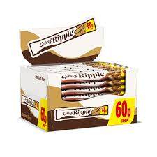 Item 1 galaxy 'ripple' milk chocolate 8 x 33g bars. Galaxy Ripple 33g 60p 36 Pack