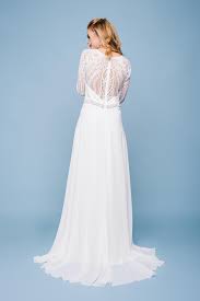 Schulterfreies prinzessinen brautkleid justin alexander 88048. Brautkleid Hochgeschlossen In Paisleyspitze Moderner Boho Traum
