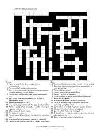 Maybe you would like to learn more about one of these? Crossword Puzzle Literary Terms
