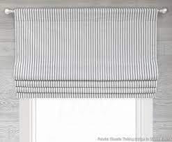 A wide variety of roman shades options are available to you roman shades. Classic Country Ticking Stripe Faux Roman Shade Valance