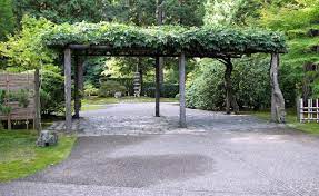 Wisteria Arbor From Japanese Gardens In Portland Japanese Garden Wisteria Arbor Oregon Travel