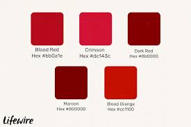 what color is blood red and what is its symbolism