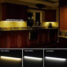 This light is the perfect addition to kitchens, pantries, laundry rooms and home offices. Led Kitchen Lights 5v Usb Rigid Led Strip Light Dimmable Aluminum Bar Lamp For Under Cabinet Lighting Warm Cool White Led Kitchen Rigid Ledled Kitchen Light Aliexpress
