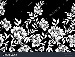 53,000+ vectors, stock photos & psd files. Seamless Black And White Floral Border Flower Pattern Design Textile Pattern Design Floral Border
