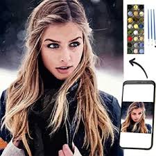 Dipingere con i numeri con la propria immagine, pittura ad olio  personalizzata con i numeri per bambini o adulti, regalo di pittura ad olio 