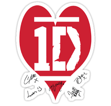 One Direction Heart Logo Signed T Shirt By Kmercury One Direction Logo One Direction Live One Direction Store