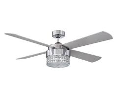 52 Cason 4 Blade Crystal Ceiling Fan With Remote Control And Light Kit Included Ceiling Fan Ceiling Fan With Remote Ceiling