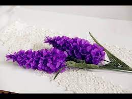 How To Make Lavender Paper Flower Easy Origami Flowers For Beginners Making Diy Paper Crafts Yo Paper Lavender Lavender Paper Flowers Paper Flowers Craft