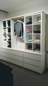 Armario Abierto Con Kallax Y Malm Home R E N O V A T I O N S In 2018 Pinterest Closet Bedroom Bedroom And Ikea Ikea Wardrobe Hack Ikea Closet Hack Kallax Ikea