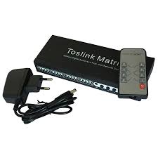 Buy New Spdif Toslink Digital Optical Audio True Matrix 4x4 Switch Switcher Splitter 4 In 4 Out Video Converter Remote Control Online Cheap Buyenawe