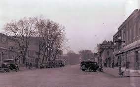 1931 On The Corner Of Chestnut Looking South Down Main Street William Martin Rowe S Boonville Mercantile Is First Boonville Missouri Ozarks Historical Images