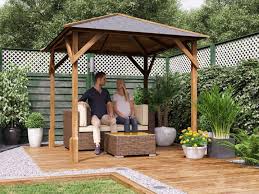 Our comprehensive array of wooden garden gazebos have been designed to offer a visually appealing design statement to your home whilst offering a. Atlas Open Garden Gazebo From The Shed Factory Ireland