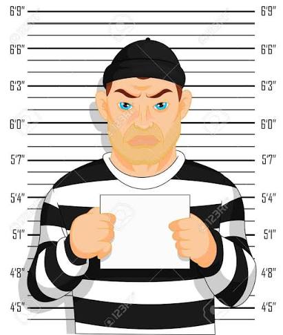 Criminal Photo Caught Criminal Stands Beside Wall With Number In Hand  Royalty Free SVG, Cliparts, Vectors, and Stock Illustration. Image 59701051.
