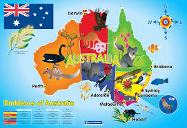 Australia Map Poster From Class Ideas Issue 46 Aussie Aussie Aussie By R I C Publications Educational Resources Teachers Australia Map Classroom Posters Free