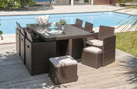 ensemble de jardin encastrable 6 a 10 places le reve chez vous salon de jardin la redoute iziva com salon de jardin encastrable salon de jardin design table de jardin resine