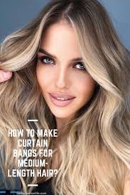We think you know what to do from there. How To Make Curtain Bangs For Medium Length Hair