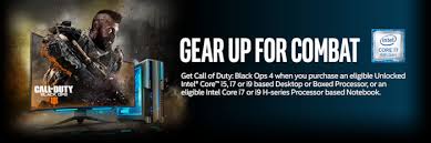 We use the full version of call of duty: Call Of Duty Black Ops 4 For Free To Selected Intel Core I5 I7 I9 Processors Systems Caseking