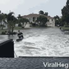 •minor flooding is occurring on the yellow river at necedah, wi. Flooding Gifs Tenor