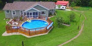 So take a mental vacation and jot down some style notes from these striking swimming pool design ideas. 45 Above Ground Pool Ideas To Cool Off With