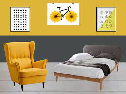 Sélectionnez à la caisse profondeur: Chambre Jaune Et Gris Idees Et Inspiration Deco Clem Atc