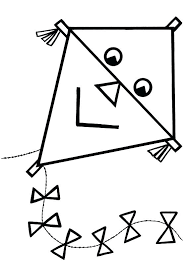 Numerous kite coloring pages have been put up on this website, varying from simple to complicated ones. Kite Coloring Page For Kids Kite Coloring Page For Kids Printable To Print Flying
