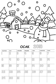 Okul Oncesi 2018 Boyama Sayfali Takvimi Okul Oncesi Etkinlik Faliyetleri Madamteacher Com Okul Okul Oncesi Boyama Sayfalari