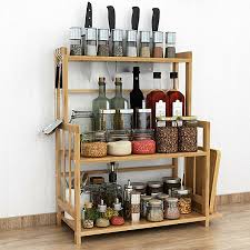 3 Tier Kitchen Freestanding Bamboo