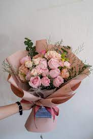 Pink Roses Bouquet Birthday Flowers Bouquet Flowers Bouquet Gift Luxury Flower Bouquets