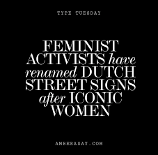 This typeface is, because of his many alternative options and weights, perfect for usage in posters, logotypes and headlines. Baron Mt Modern Iconic Women Street Signs Feminist