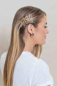 Golden Bobby Pin Set Braided Hairstyles Long Hair Styles Hair Styles