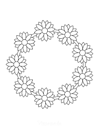 Simple flower coloring page |flower coloring pages kids coloring day. 112 Beautiful Flower Coloring Pages Free Printables For Kids Adults