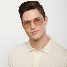 Brown Gold Full Rim Aviator John Jacobs DYNACHROMIC JJ S13804 -C4  Sunglasses at LensKart.com