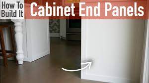 When selecting replacement cabinet doors, keep a few things in mind. Diy Kitchen Cabinet End Panels Youtube