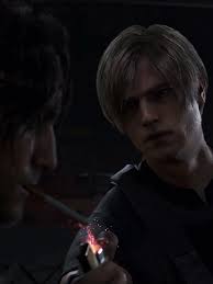 Leon Kennedy and Luis Sera Smoke Scene Reaction