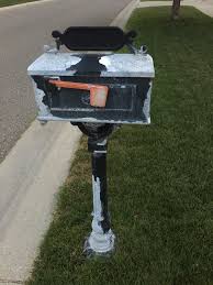 A cast aluminum mailbox is a great choice because it comes in a variety of different finishes, often comes with intricate details, and is easy to accessorize. Should I Paint Or Powder Coat Cast Aluminum Mailbox Doityourself Com Community Forums