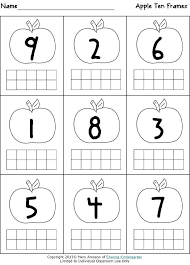 Ten Frame Worksheets Kindergarten Siteframes Co Preschool Math Kindergarten Math Prek Math