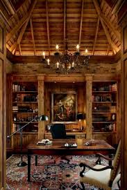 Pin By Melissa Davis On Gentleman Rustic Home Offices Cozy Home Office Home Office Design