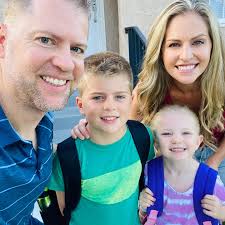And they're off! My kiddos started school this week and this was a very big  day because Mya started kindergarten! Big brother Kai was super helpful in  getting her prepared, and she