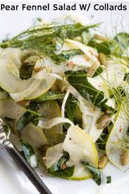 Shaved Fennel And Collard Green Salad Recipe Vegetable Dishes Side Dishes Easy Collard Greens Salad
