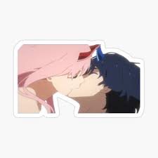 Zero Two Hiro Kiss Design Poster for Sale by Dolphin-5k | Redbubble