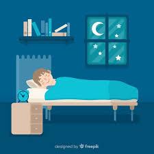 download flat person sleeping in bed for free vector free character flat design sleeping in bed