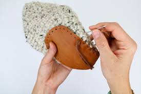 They are so so so easy to make. Modern Men S Crochet Slippers With Leather Soles Free Pattern