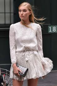 The victoria's secret fashion show may be cancelled, but elsa hosk—who has been an angel since 2015—shows no signs of slowing down. How To Rock A Polka Dot Mini Dress Like Elsa Hosk