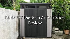You can save up to $800 on sheds at costco right now. Costco Keter 7x7 Artisan Duotech Shed Review Youtube