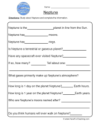 Science The Inner Planets Worksheet Biofunfau Solar System Worksheets Mercury Planet Have Fun Teaching