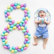 Crea Una Divertida Sesion De Fotos Para Bebe Formando Numeros
