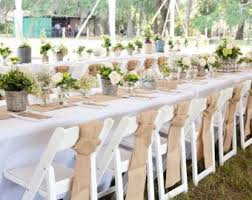 These Burlap Chair Sashes Are A Great Way To Dress Up A Simple Garden Chair Rustic Chic Wedding Burlap Wedding Wedding Chairs