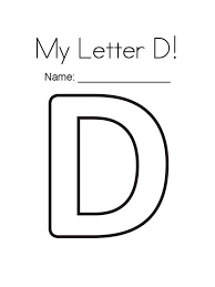 And glue all the words with the same starting letter into a different page under the same letter and color the pictures. Letter D Coloring Pages Download And Print Letter D Coloring Pages